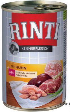 Šunų Maistas - RINTI Kennerfleisch Vištienos Drėgnas Maistas 400g Be Grūdų