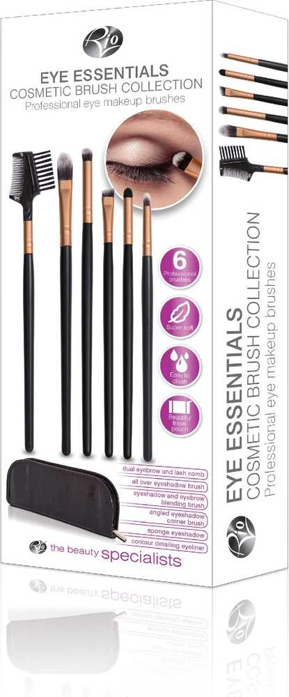 Rio Beauty Makiažo šepetėlių rinkinys, 6 vnt.