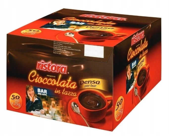 Ristora Karštas šokoladas pakeliuose 50 x 25 g