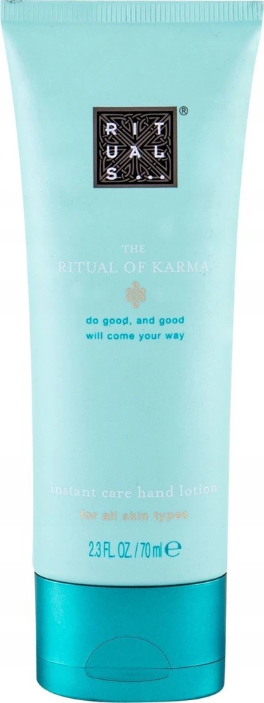 Rituals Kremy i peelingi do rąk The Ritual Of Karma Instant Care Hand Lotion for all skin types 70ml