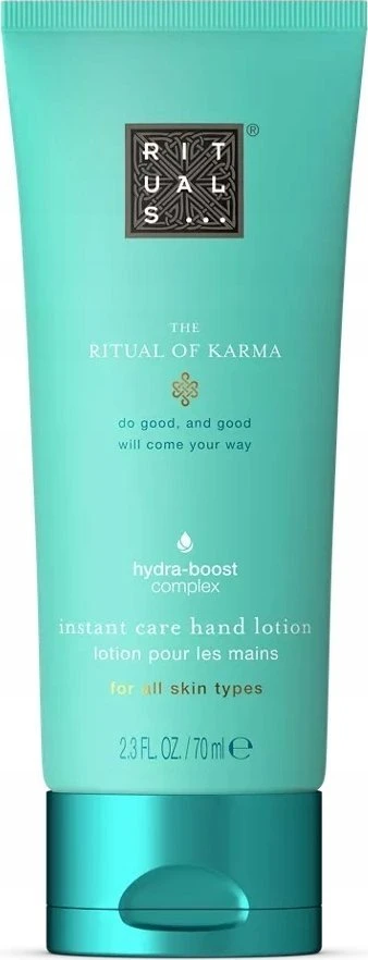 Rituals Kremy i peelingi do rąk The Ritual Of Karma Instant Care Hand Lotion for all skin types 70ml