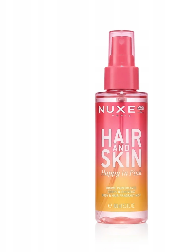 „Nuxe Hair and Skin Happy in Rožinė“ drėkinamasis kūno ir plaukų purškiklis 100 ml