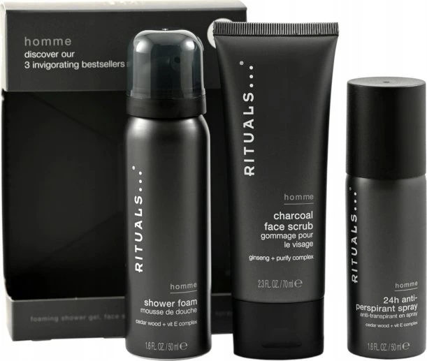 Rituals The Ritual of Homme Trial Set kūno priežiūros rinkinys vyrams
