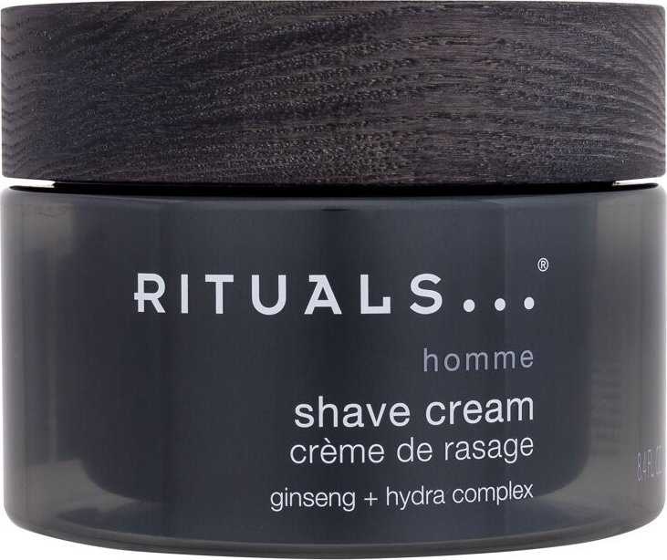 Rituals Homme Shave Cream Ginseng + Hydra Complex drėkinamasis skutimosi kremas vyrams, 250 ml