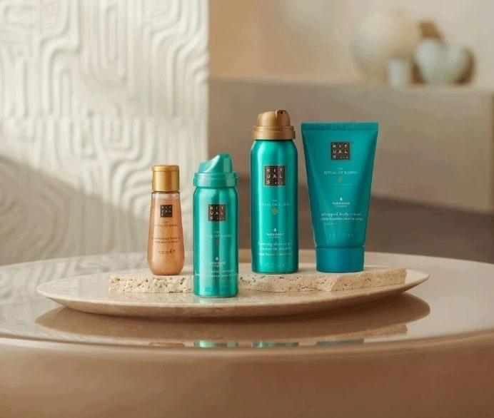 Rituals Rinkinys (KARMA putos 50 ml + kūno losjonas 70 ml + putės 50 ml + kūno aliejus 30 ml)