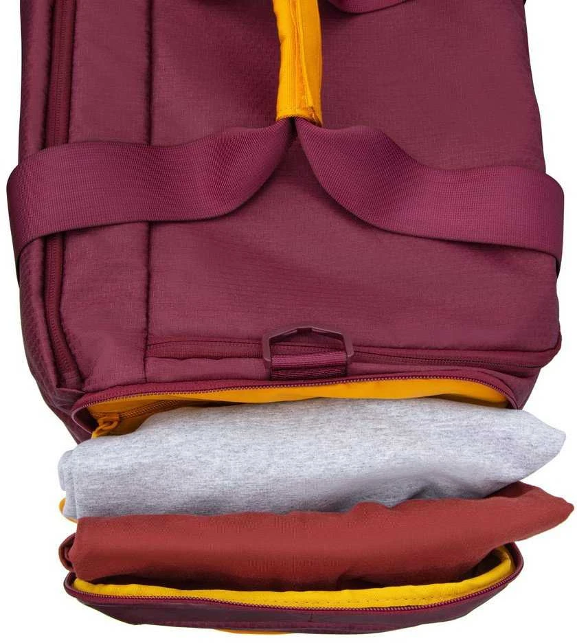 Kelioninis RivaCase DUFFLE BAG 35L/BURGUNDY Raudonas 5331 RIVACASE