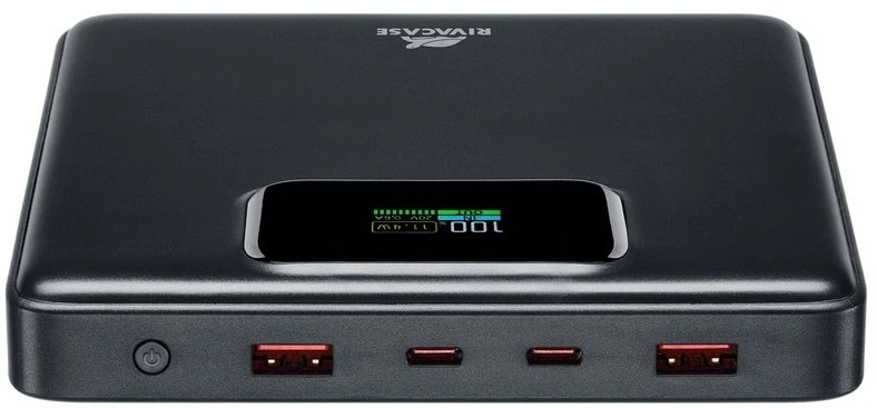 RivaCase Powerbank VA1091 25800 mAh 100W juoda (VA1091_BK)