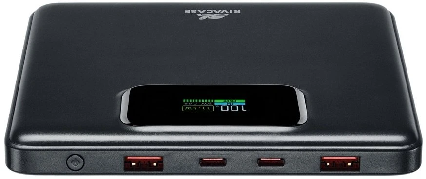 „RivaCase VA1090 20000 mAh Turbo juodas EU PD 100W plonas“