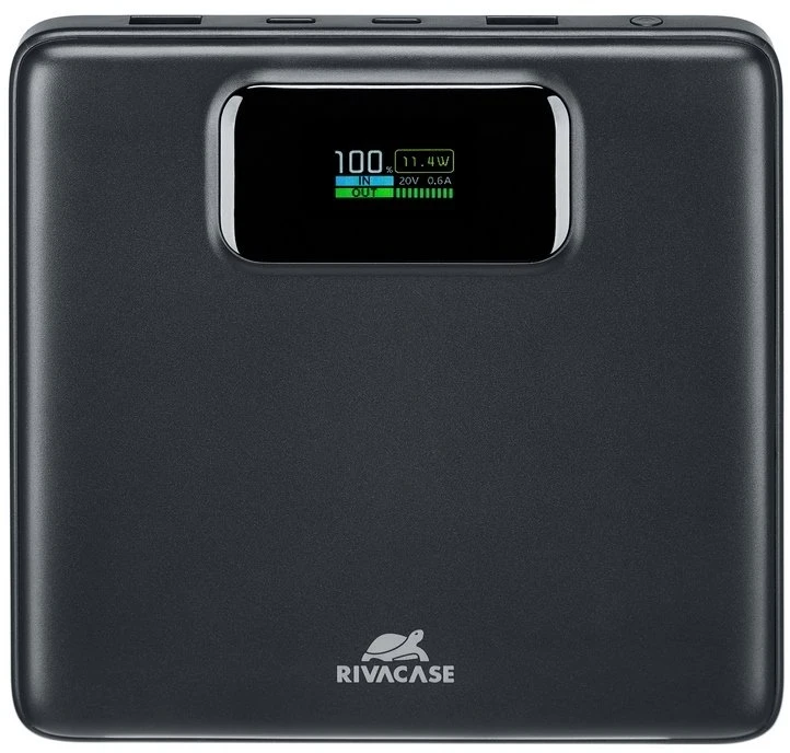 „RivaCase VA1090 20000 mAh Turbo juodas EU PD 100W plonas“