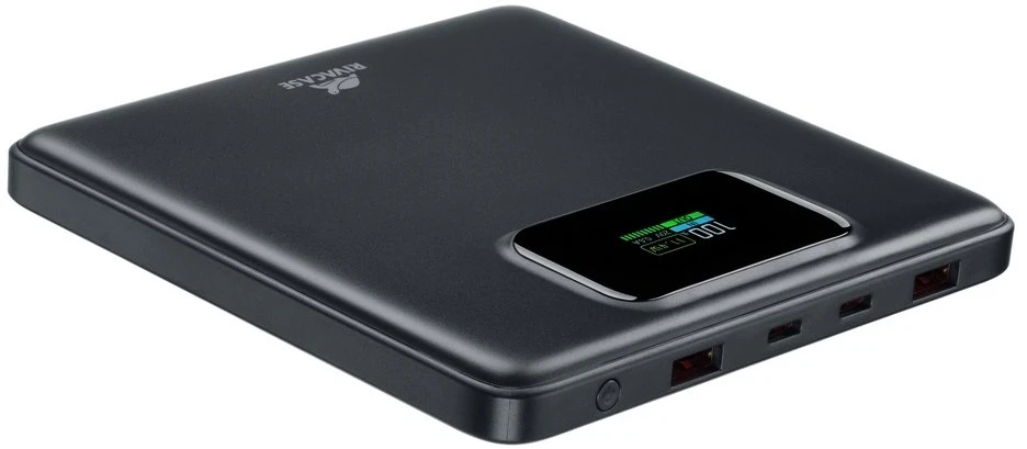 „RivaCase VA1090 20000 mAh Turbo juodas EU PD 100W plonas“