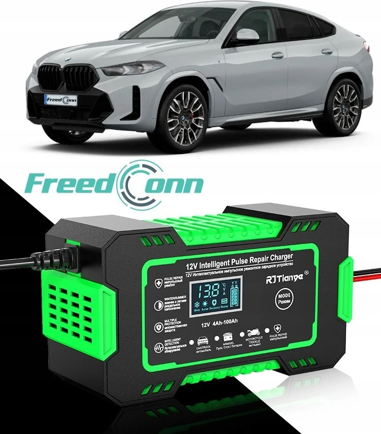 RJ Tianye FreedConn RJ-C 120501A 12 V, 6 A akumuliatoriaus įkroviklis