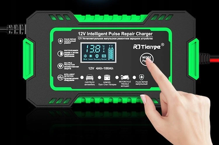 RJ Tianye FreedConn RJ-C 120501A 12 V, 6 A akumuliatoriaus įkroviklis