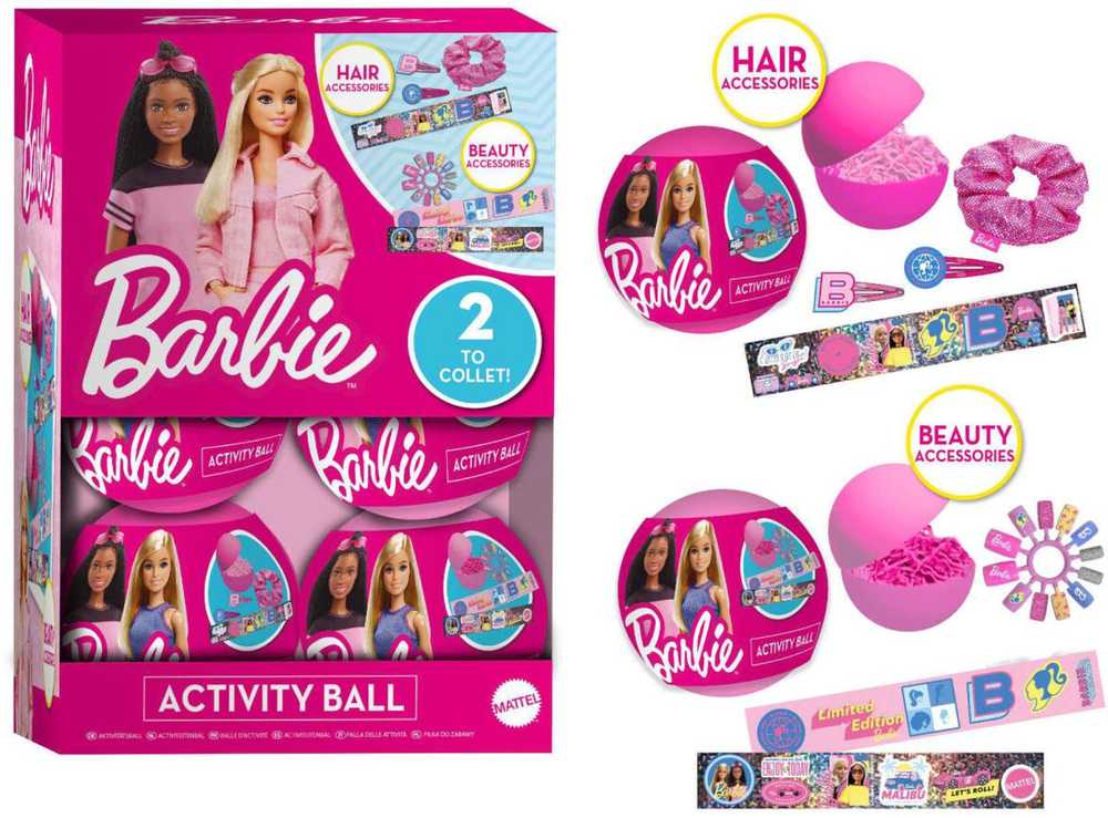 Rms Import *****BARBIE Surprise kula su akc.d/włosów 99-0162