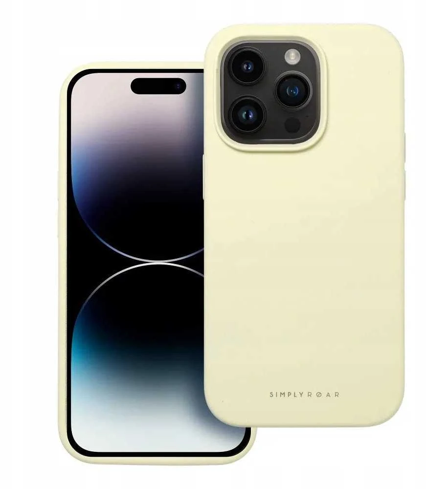 ROAR dėklas CLOUD SKIN IPHONE 16e šviesiai geltonas