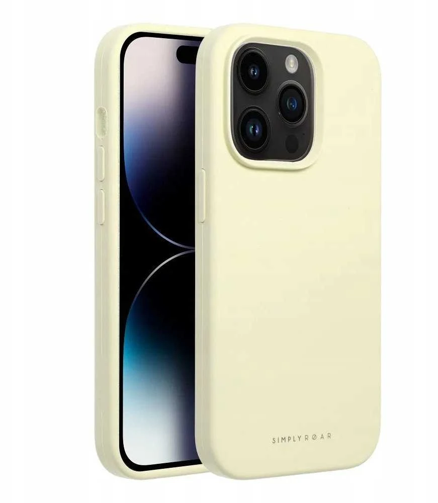 ROAR dėklas CLOUD SKIN IPHONE 16e šviesiai geltonas