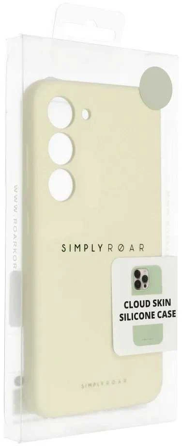 ROAR dėklas CLOUD SKIN skirtas Samsung Galaxy S25 Edge Light geltonos spalvos