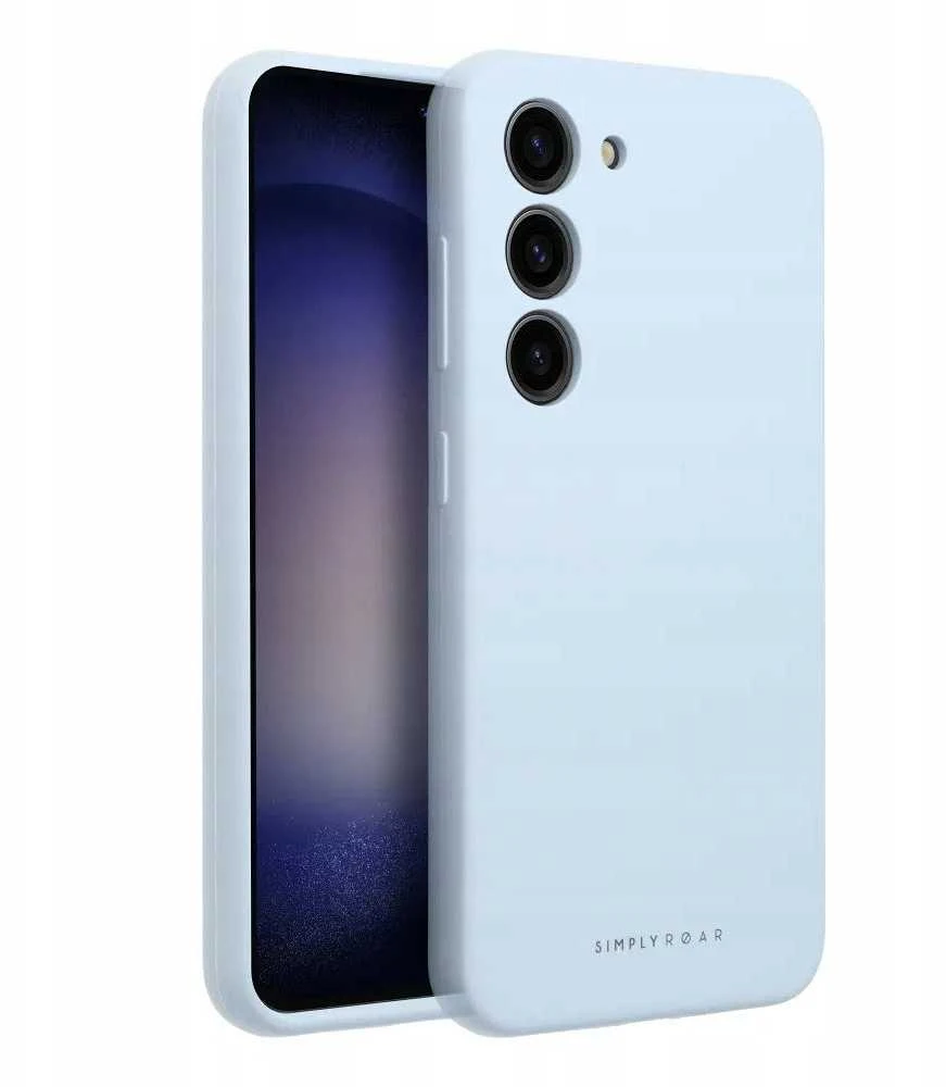 ROAR dėklas CLOUD SKIN skirtas Samsung Galaxy S25 Edge Light mėlynos spalvos