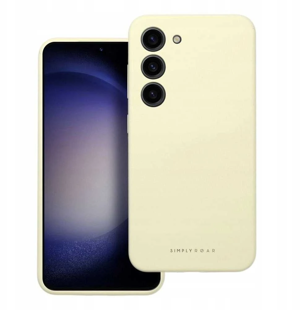 ROAR dėklas CLOUD SKIN skirtas Samsung Galaxy A56 5G geltonos spalvos