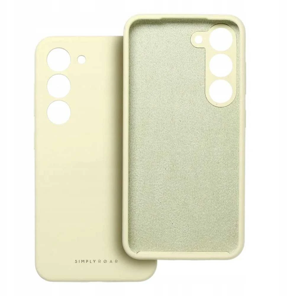 ROAR dėklas CLOUD SKIN skirtas Samsung Galaxy S25 Plus 5G geltonos spalvos