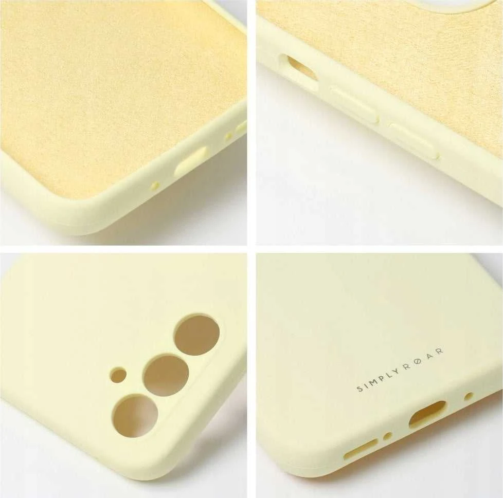 ROAR dėklas CLOUD SKIN skirtas Xiaomi Redmi Note 14 5G geltonos spalvos