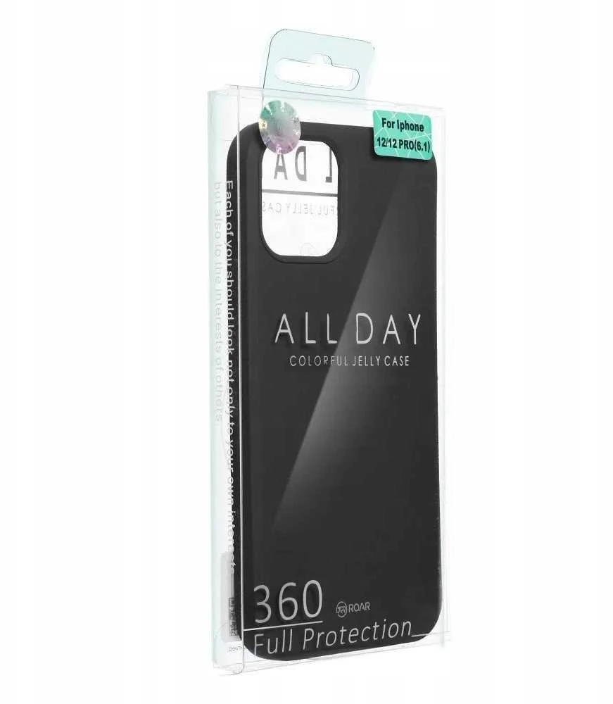 Dėklas ROAR case ALL DAY COLORFUL JELLY for IPHONE 16e juodas