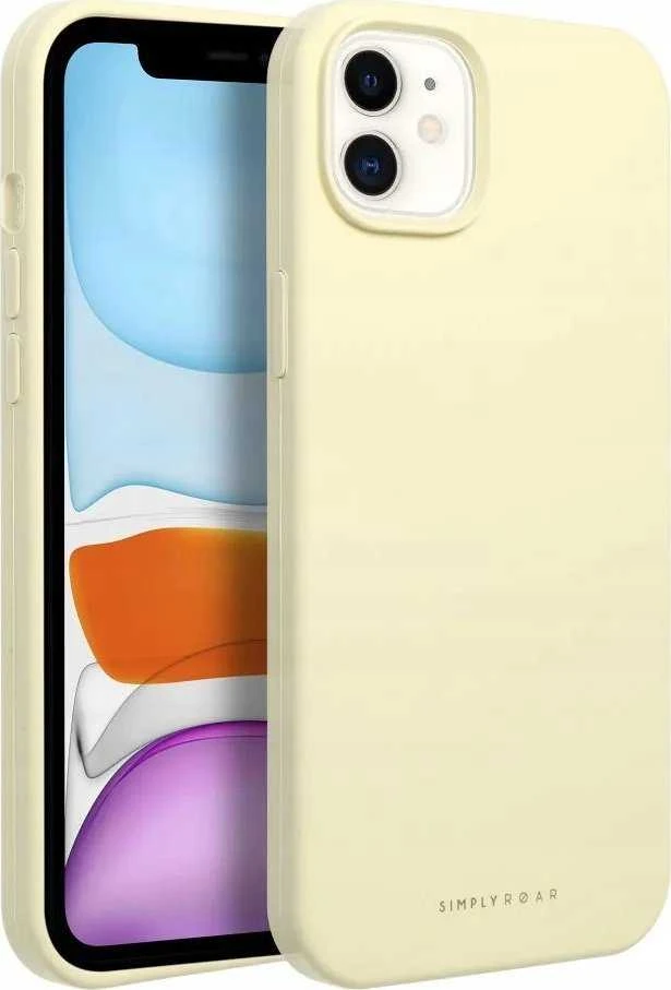 ROAR dėklas CLOUD SKIN, skirtas IPHONE 11 Light Geltona