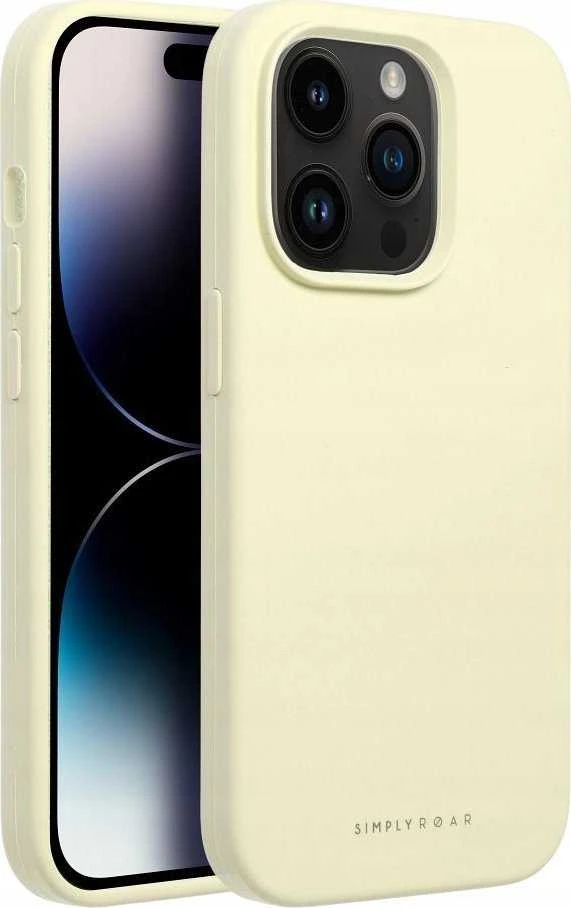 ROAR dėklas CLOUD SKIN, skirtas IPHONE 14 Light Geltona