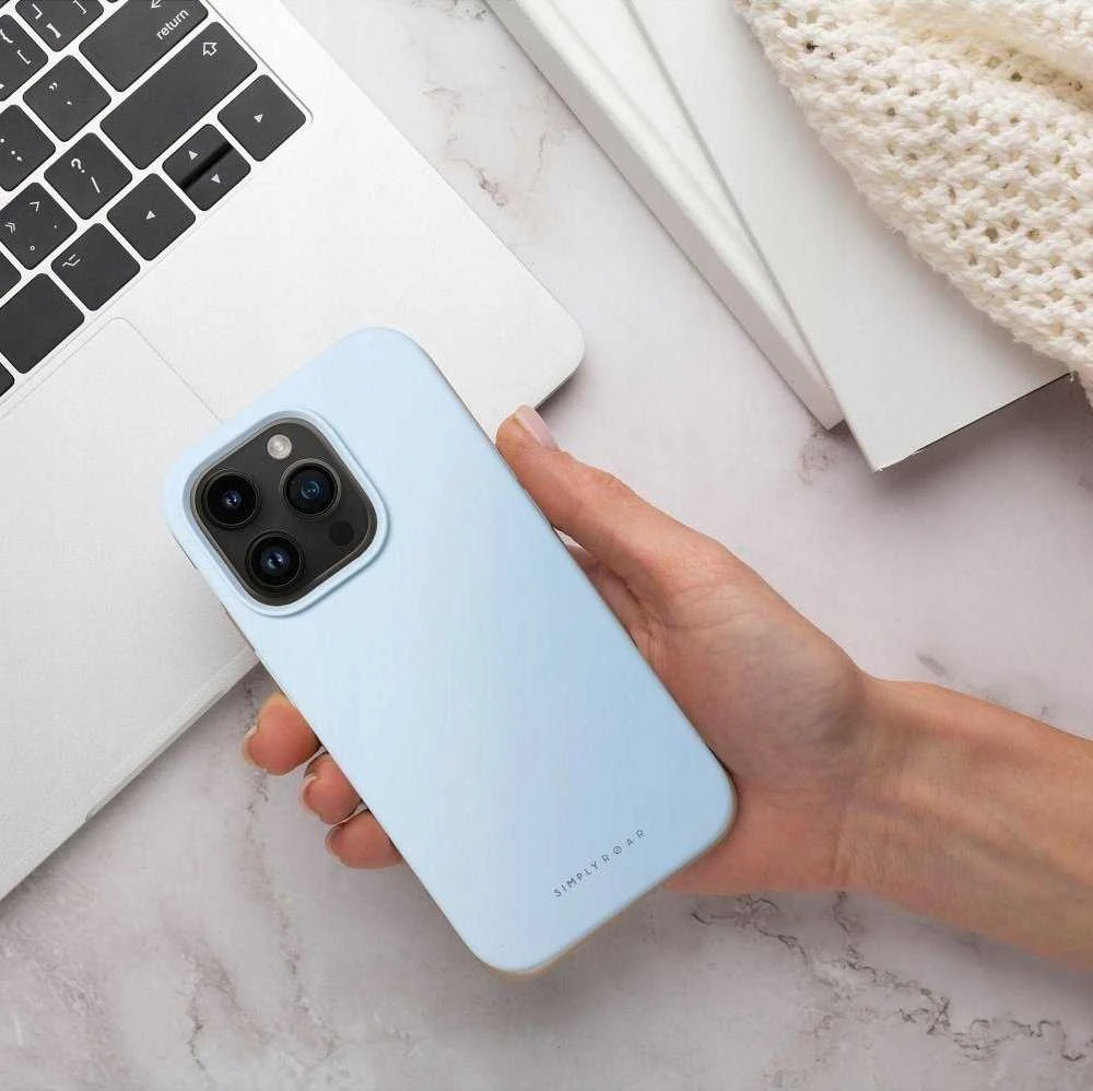 ROAR dėklas CLOUD SKIN, skirtas IPHONE 12 Light Mėlyna