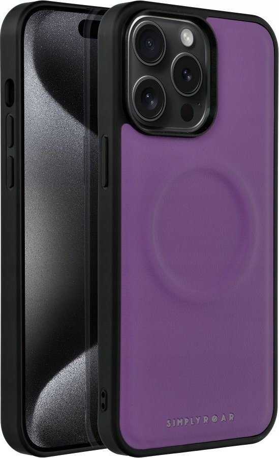 Dėklas Fusion Accessories ROAR case MAG MORNING for IPHONE 15 Pro Max violetinė