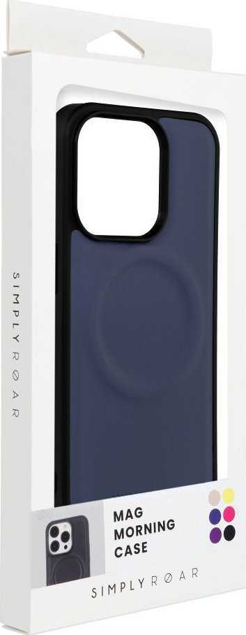 Fusion Accessories ROAR dėklas MAG MORNING, skirtas IPHONE 15 Plus navy