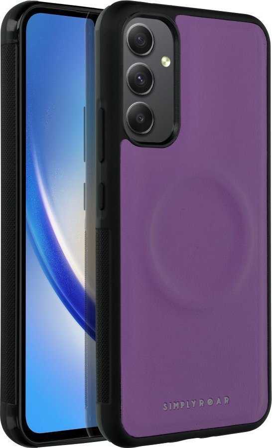 Fusion Accessories ROAR dėklas MAG MORNING skirtas Samsung Galaxy A34 violetinės spalvos