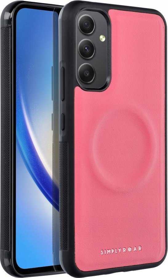 Fusion Accessories ROAR dėklas MAG MORNING skirtas Samsung Galaxy A34 rožinės spalvos