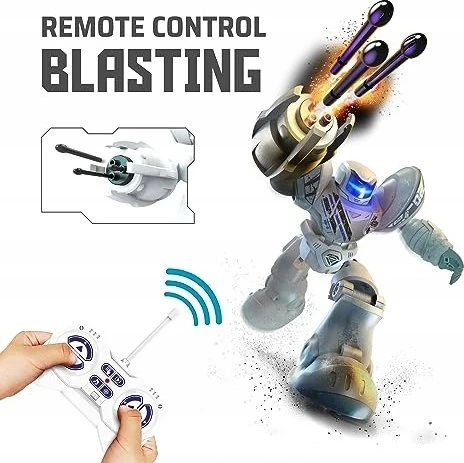 Silverlit Interaktyvus baltas robotas Robo Blast DUMEL