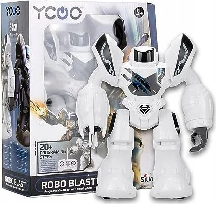 Silverlit Interaktyvus baltas robotas Robo Blast DUMEL