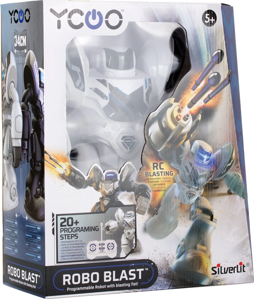 Silverlit Interaktyvus baltas robotas Robo Blast DUMEL