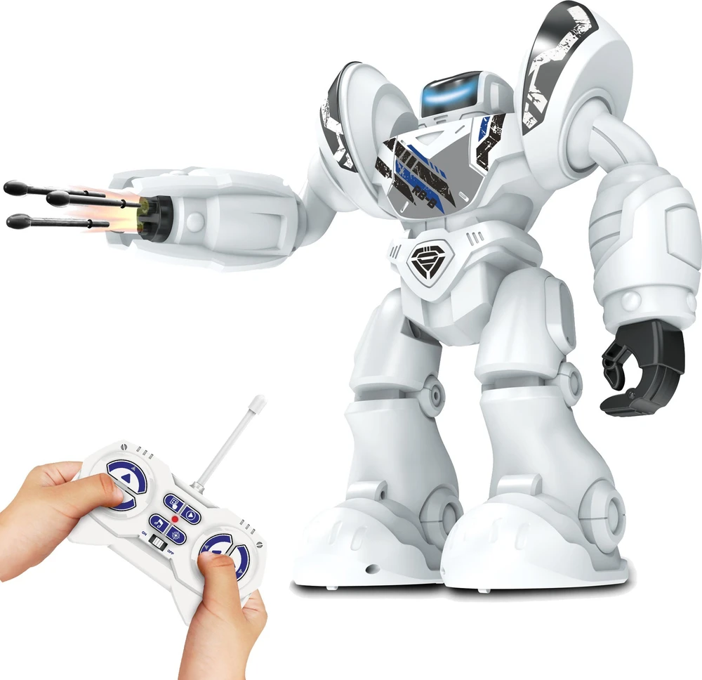 Silverlit Interaktyvus baltas robotas Robo Blast DUMEL