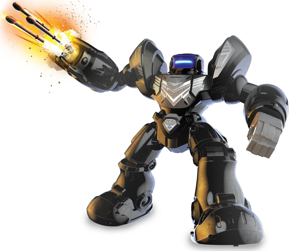 Interaktyvus juodas robotas Robo Blast DUMEL
