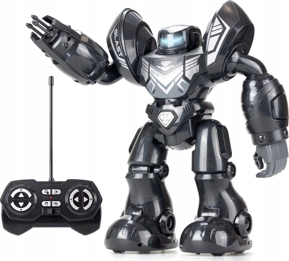 Interaktyvus juodas robotas Robo Blast DUMEL