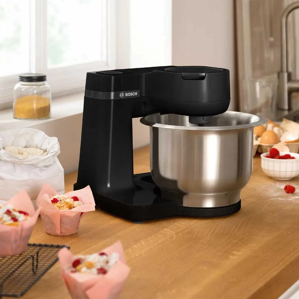 Virtuvinis kombainas Bosch MUMS2EB01 Serija 2, Virtuvės kombainas, MUM, 700 W, Juoda, Juodas