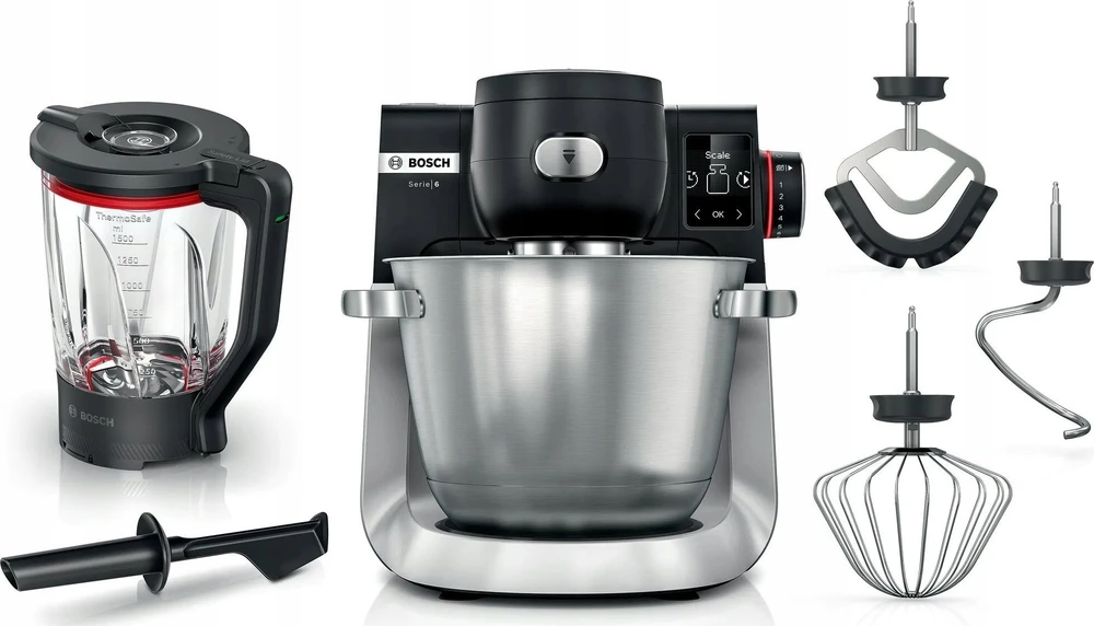 Virtuvinis kombainas Virtuvės Kombainas - Bosch Serie 6 MUMS6ZS17 1600 W 5.5 L Juodas Nerūdijantis Plienas