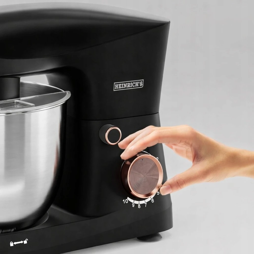 HEINRICH'S HKM 8077 Küchenmaschine Titan