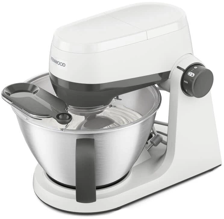Virtuvinis kombainas Planetinis robotas Kenwood Kenwood Multi-Tasker KHC30.000WH (pilka/balta, 1000 vatų, 4,3 litro dubuo su rankena)