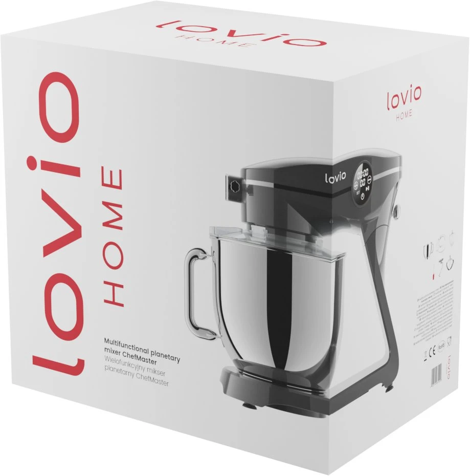 Virtuvinis kombainas Lovio LVSTM03PGY ChefMaster Pilkas