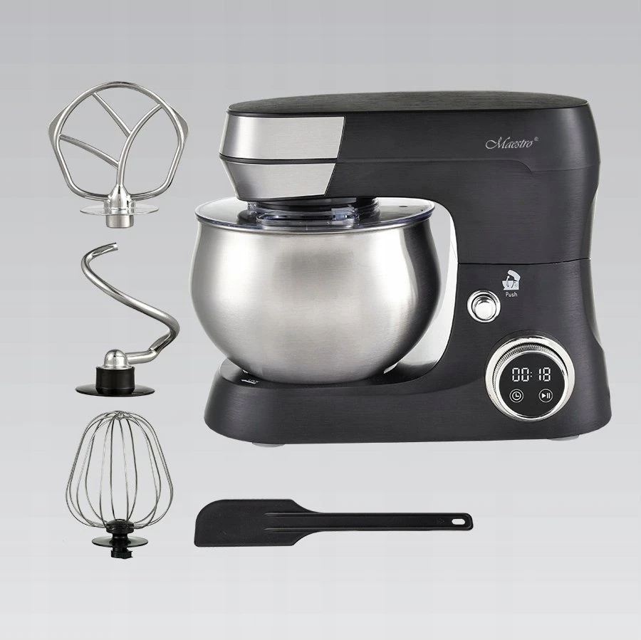 Virtuvinis kombainas Mikseris - Feel-Maestro MR-558 su 5L Dubeniu, 2000W, Juodas