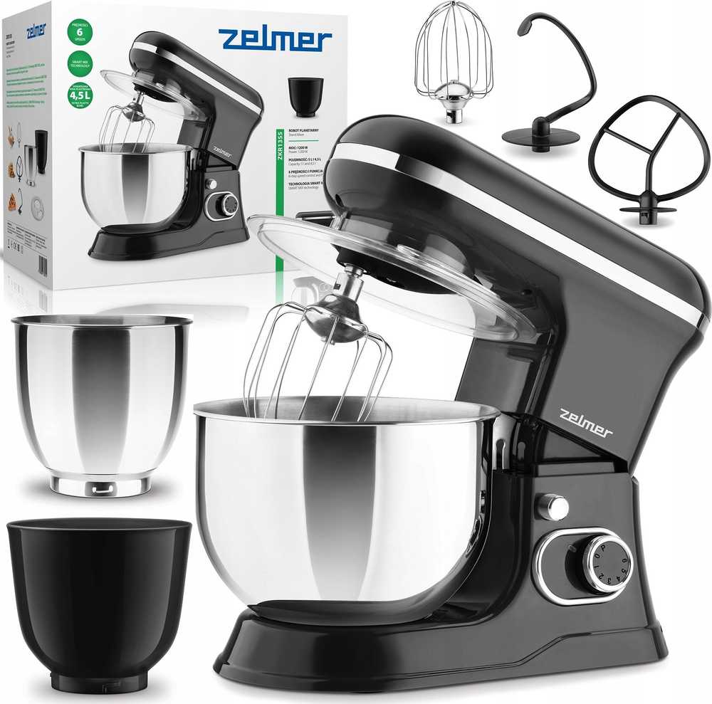 Virtuvinis kombainas Zelmer ZKR1355 juoda
