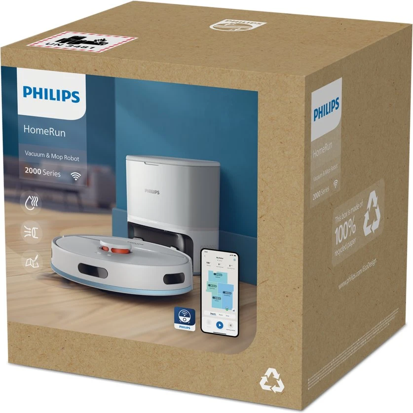 „Philips HomeRun 2000 Series Aqua“ drėgno ir sauso valymo robotas XU2100/15
