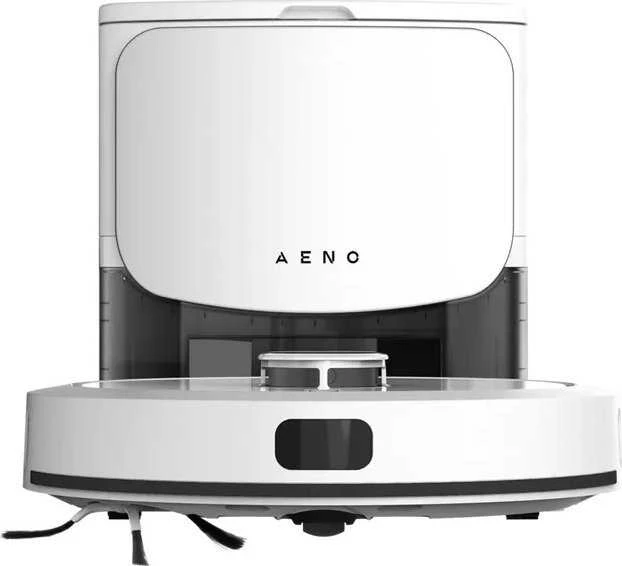 Dulkių siurblys - robotas Aeno RC4S su auotomatine dulkių išsiurbimo stotele, Baltos spalvos