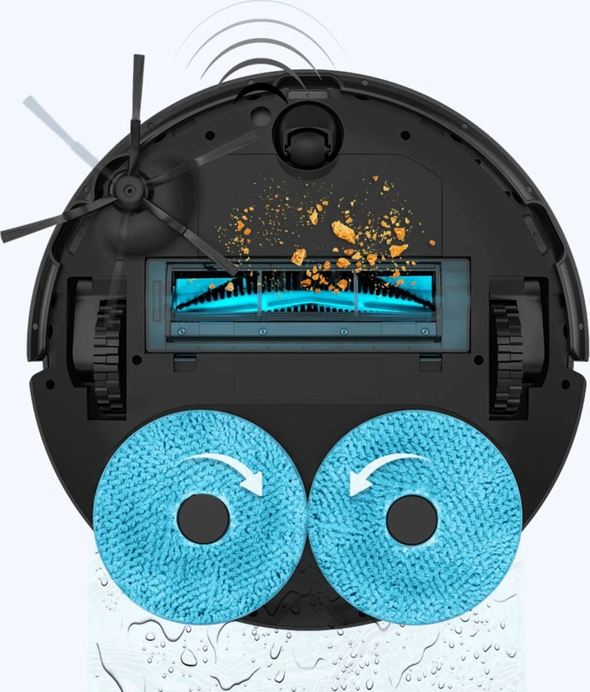 Dulkių siurblys - robotas Cecotec Conga 11090 Spin Revolution, Juodas