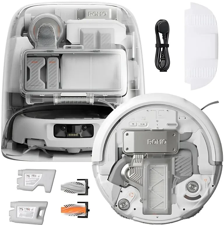 Plaunantis robotas siurblys su stotele DJI ROMO P  / CP.CR.00000052.01