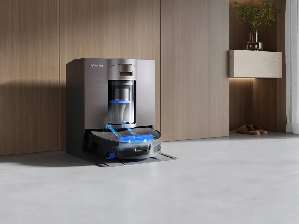 Dulkių siurblys - robotas Ecovacs DEEBOT X11 OmniCyclone, Juodas